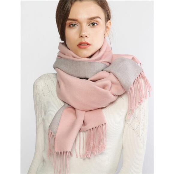 RIIQIICHY Pashmina Shawls and Wraps for Evening Dresses Scarfs for Women Fall - Picture 6 of 8